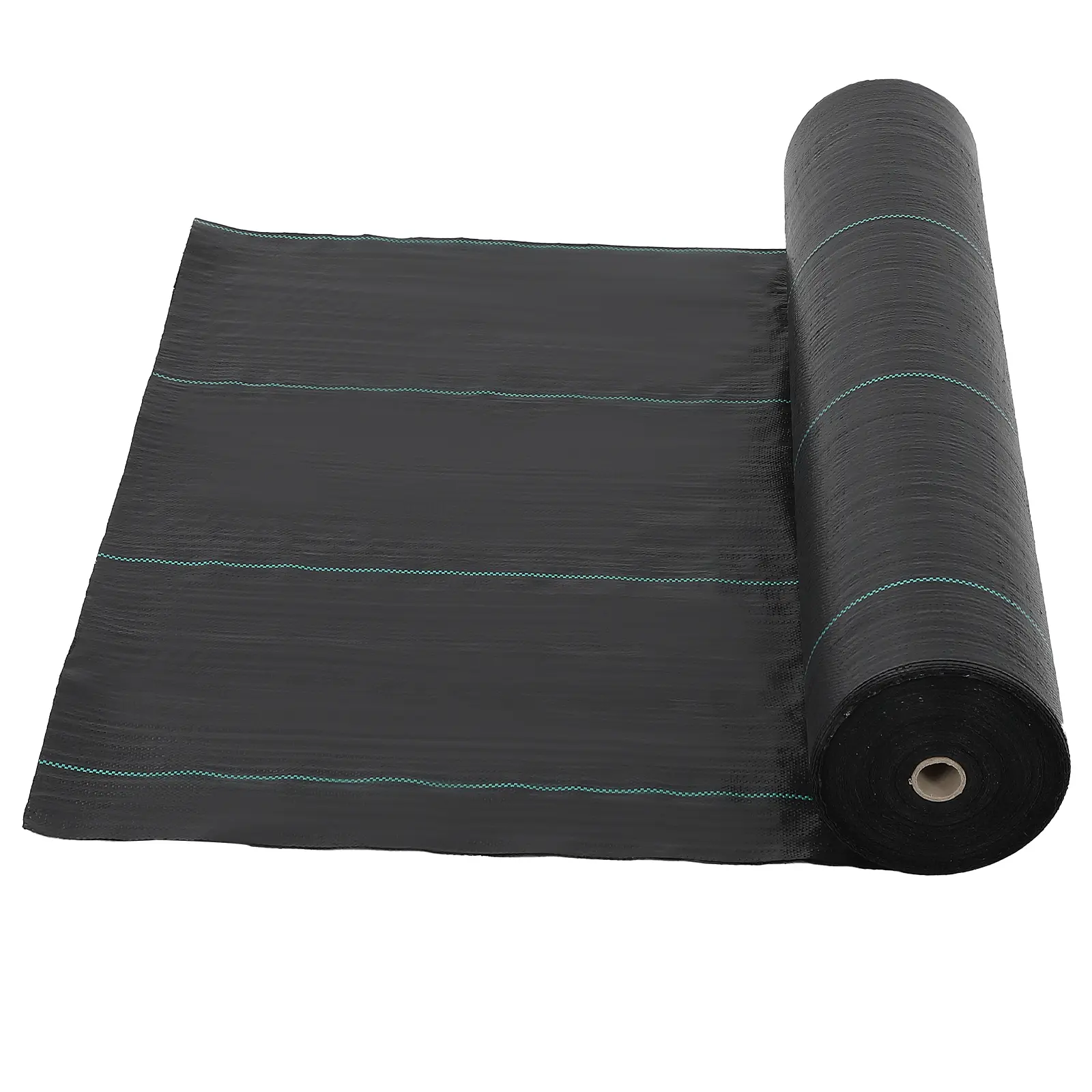3.2oz PP Woven Weed Barrier Landscape Fabric 6 ft x 300 ft, 7.40*7.76*7.68 Inch Package Size, UV Resistant Permeable Ground Cover for Backyard Flower Beds & Home Garden Landscaping