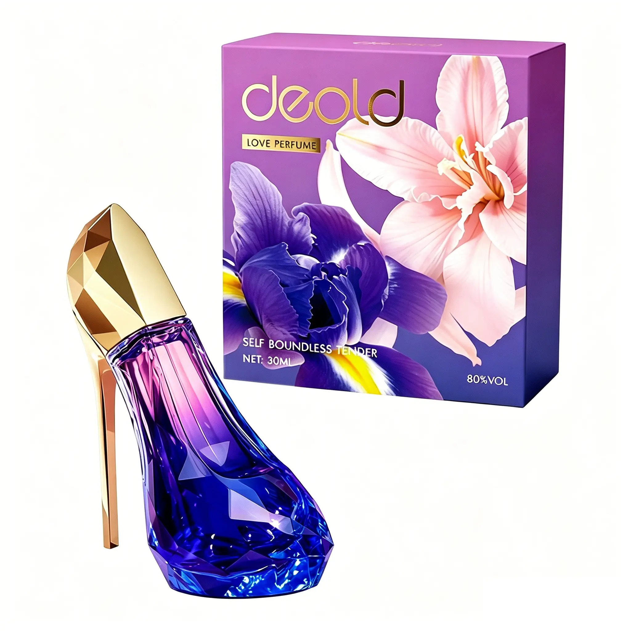 High-heeled shoe-shaped bottle Women Fashion Perfume Fragrance 30ML Fresh Elegant Scent Top Choice for Gifts Woody Floral