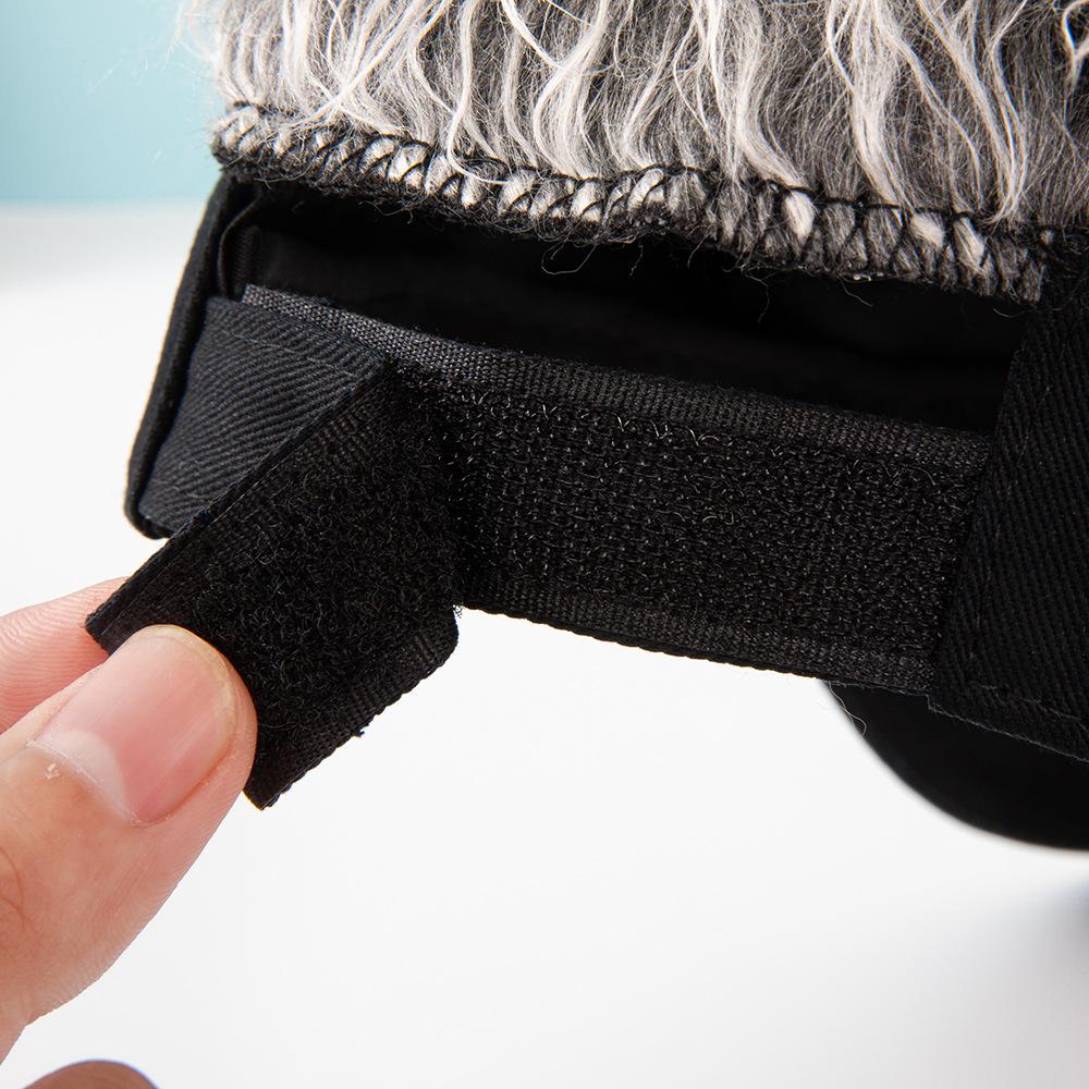 2026 New Fake Hair Baseball Cap for Men Women Embroidered Flame Trucker Hat