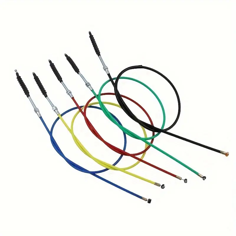 Motorcycle Clutch Cable Replacement 1000mm, Five Colors, Compatible with 50cc-250cc, Dirt Pit Bike Atv Parts, Racing Dirt Bike Clutch Cable Line Wire