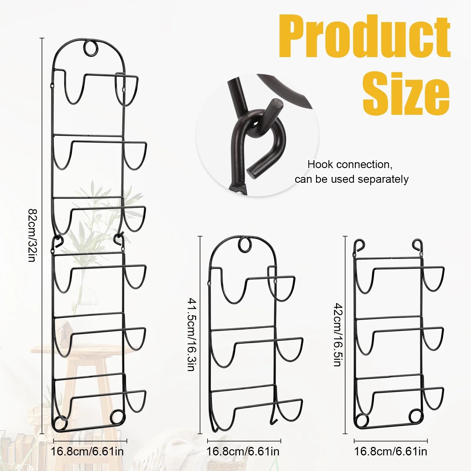 SICANDAENHK Stylish and practical 6-tier hanging towel rack!Wall-mounted design with extra shelves for washcloths and linens.Ideal for bathroom, spa, salon and modern home decor🌟