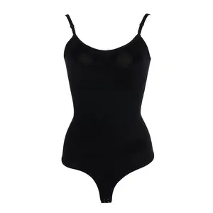 Women's Seamless Full Body Shaper Bodysuit – Tummy Control Waist Trainer Shapewear with Adjustable Straps