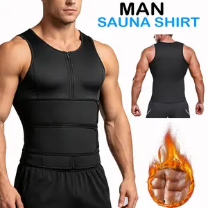 Men Waist Trainer Neoprene Sweat Vest Body Shaper,Men Sauna Suit,Men Waist Trimmer Girdle Workout Tank Tops