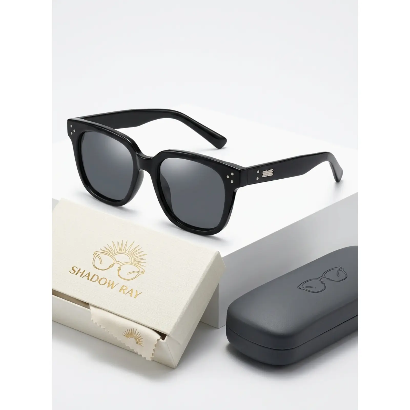 Fashion Square Sunglasses for Women & Men| UV400 Polarized Lightweight Vintage Outdoor Shades