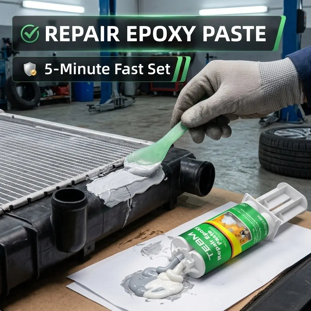 Professional Waterproof Weather Resistant Epoxy Repair Glue for Furniture, Plastic, Pool & Tank Leak Repair
