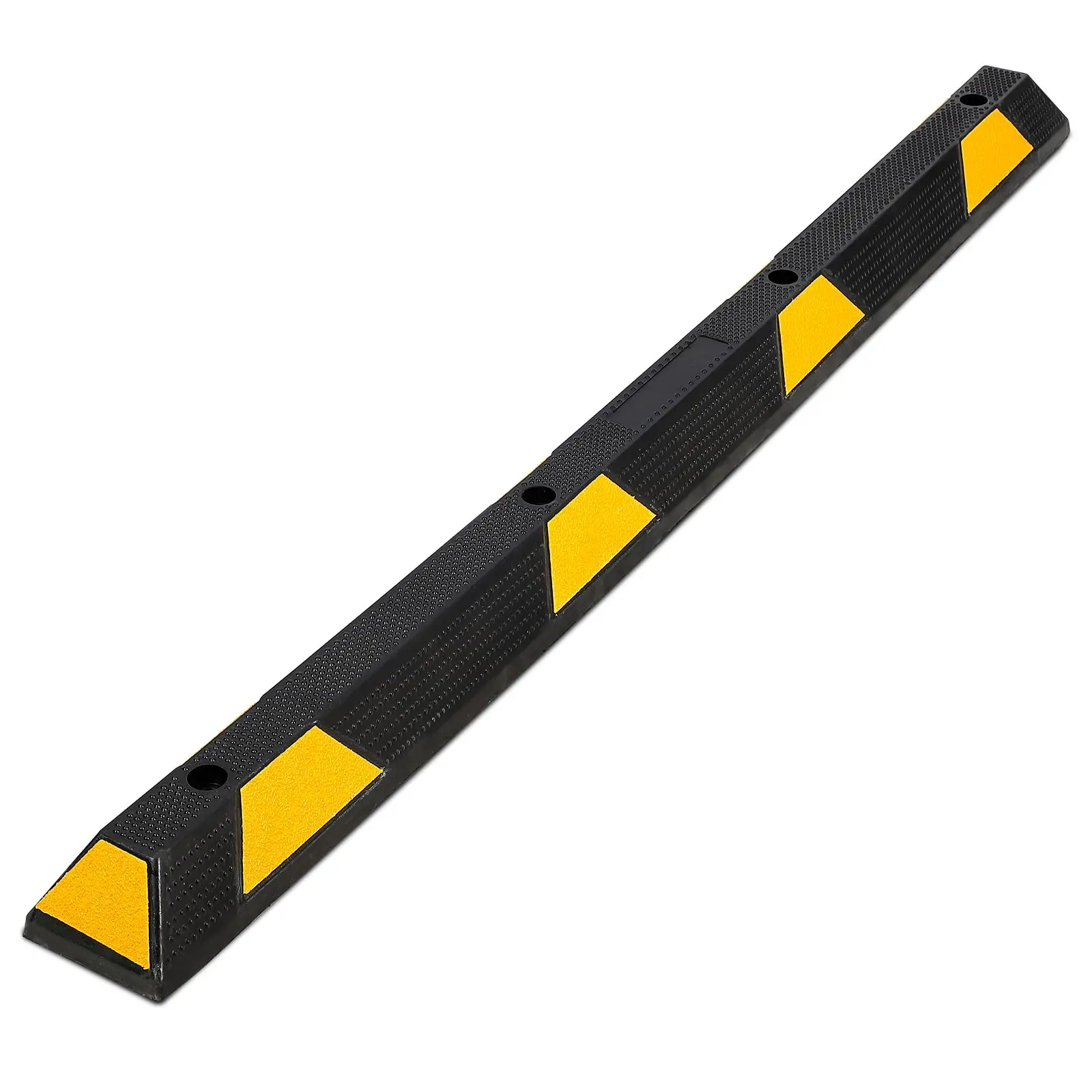 Rubber Parking Curb, 72 Inch Heavy Duty Rubber Parking Lot Stopper, Garage Floor Stopper Bumpers for Vehicles Truck Driveway