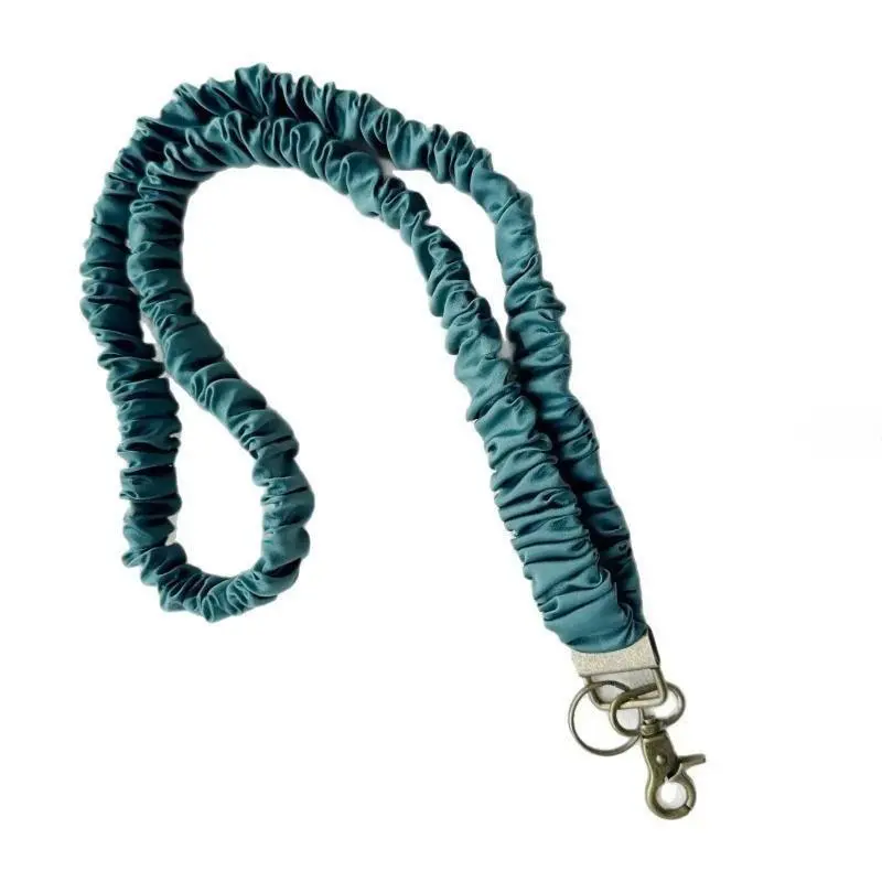 2026 Cute Flexible Scrunchie Lanyard - Adjustable Hypoallergenic Neck Lanyard, Hands-Free Holder for ID Badge, Keychains & Daily Use, Accessories, Casual