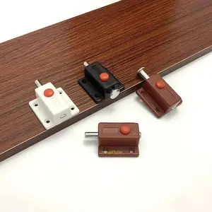 Home Furniture Hardware Thickened Automatic Push-in Snap Fasteners Plastic Spring Buttons With Cover For Cabinet Door Installation Repair