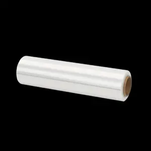 Transparent Stretch Wrap Film, 5.91"x1000ft & 19.7"x2625ft, Durable Self-Adhesive Plastic Pallet Packing Material, Ideal for Packaging