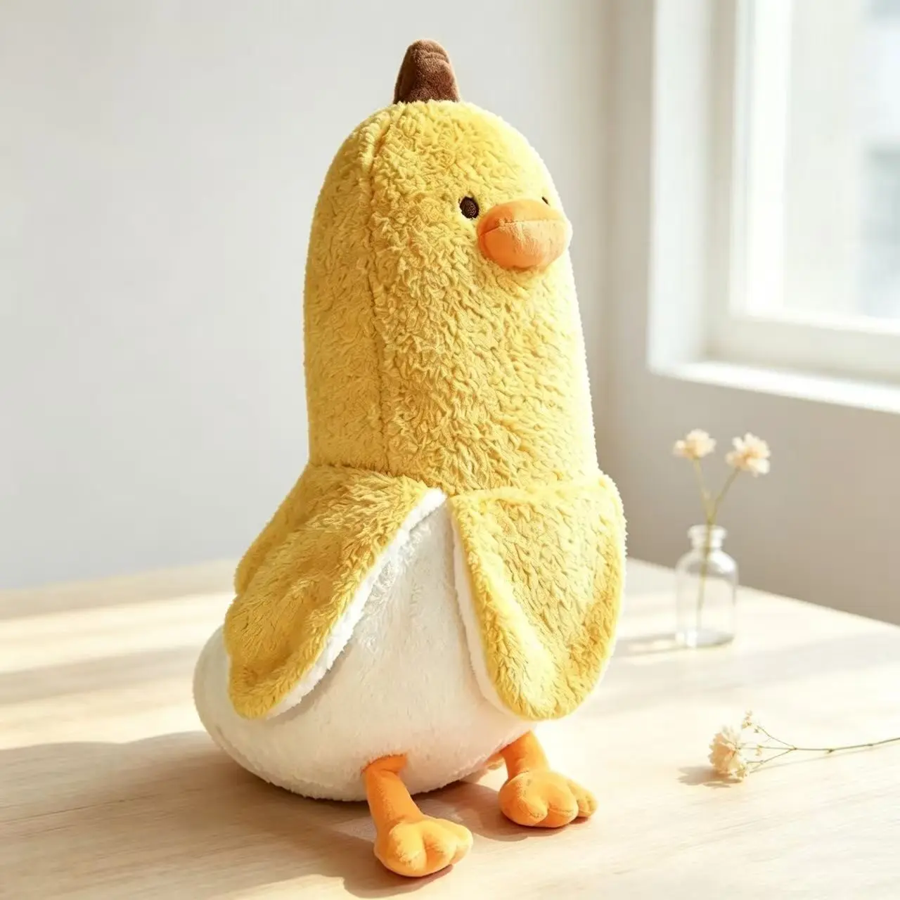 Cartoon Peeling Banana Plush Doll, Soft Long Pillow, Halloween Holiday Decor, Birthday Gift, Teen Comfort Plush Toy, Soft Huggable