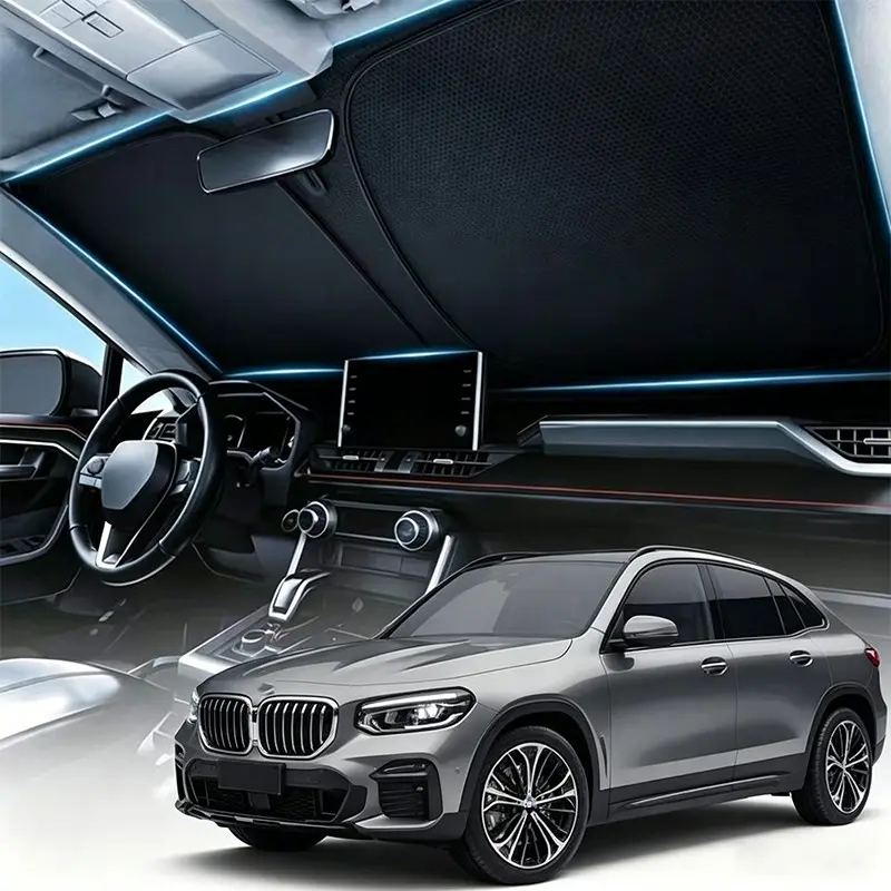 Car Sunshade for Mercedes A-Class, C-Class, E-Class, G-Class, S-Class, Gla, Glb, Glc, Gls, Cla, Front Windshield Sun Protection, Car Sunshades For Windshield