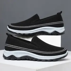 Summer slip-on loafers 2026 new model mesh dad shoes breathable lightweight casual shoes unisex shoes