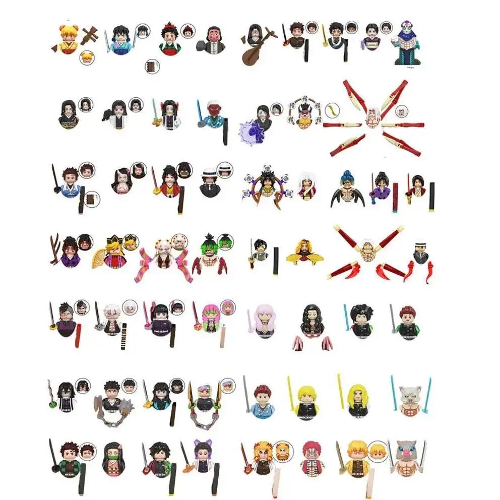 2026 new hot item PG8291 PG8292 WM6116 WM6137 WM6138 WM6162 WM6163 Japanese Building Blocks Anime cartoon Bricks action toy kid Gifts Best