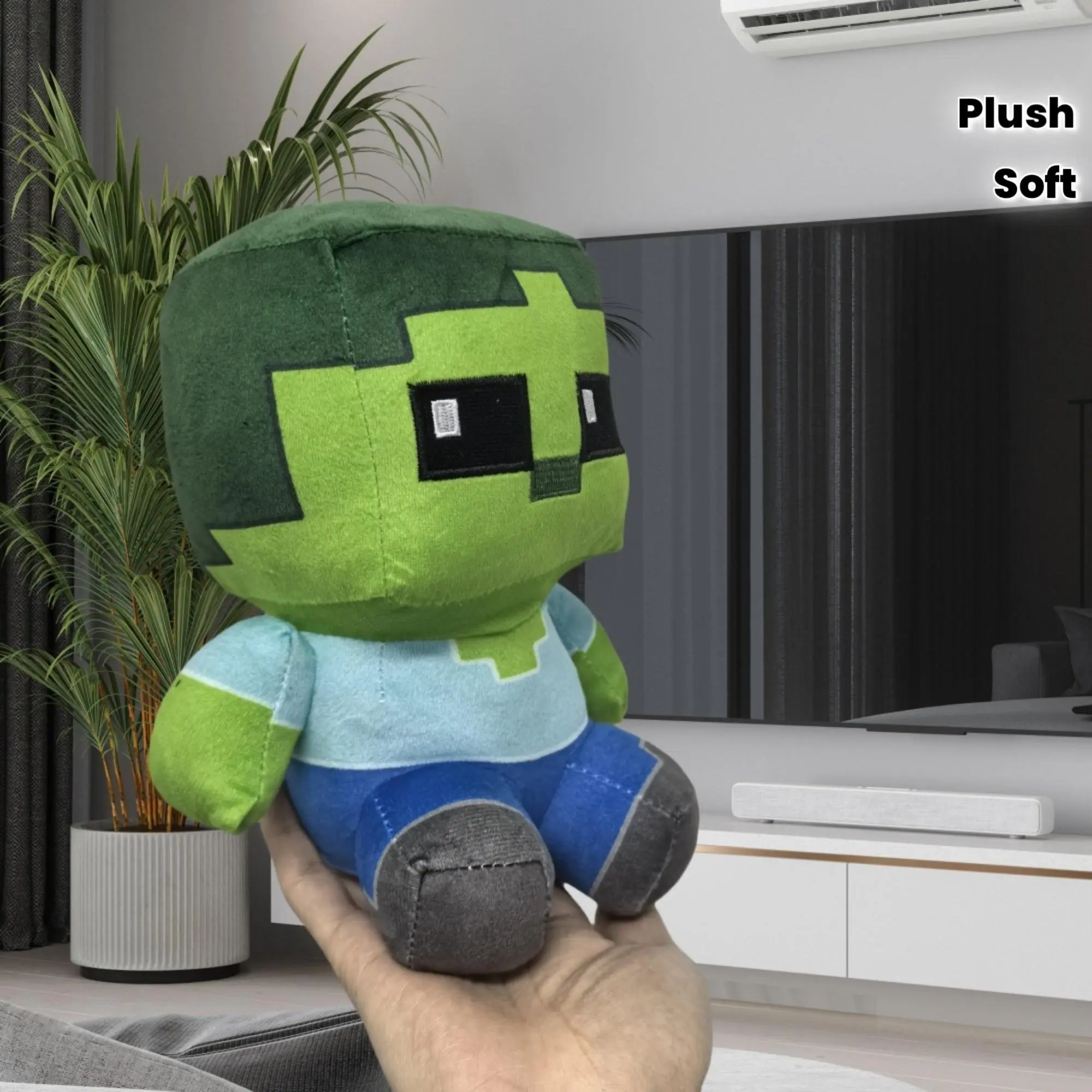 Sitting Zombie Plush Toy - Soft Novelty Toy for Children, Ideal Halloween Gift for Birthday Celebrations