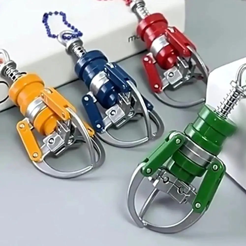 Creative Mini Doll Machine Claw Keychain For Women Plastic Material Fingertip Gripper Girls Bag Pendant Keyring Jewelry N908 hypnotic fidget kawaii stress relief toy