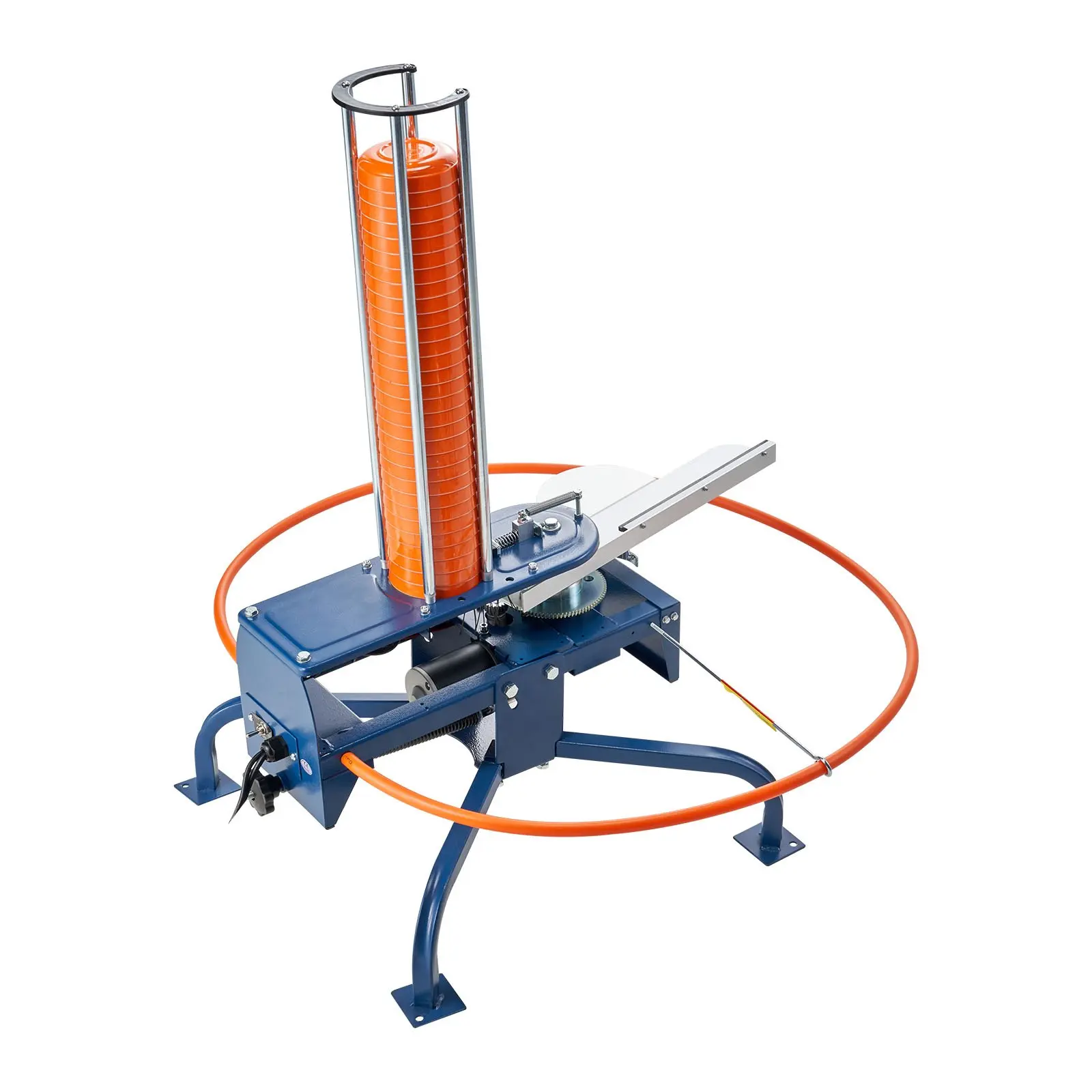 VEVOR Clay Target Thrower, Max 50 Clays Pigeon Thrower, 55+ Yards Automatic Skeet and Trap Launcher with Adjustable Angle Foot Pedal for Clays Throwing Shooting Sports