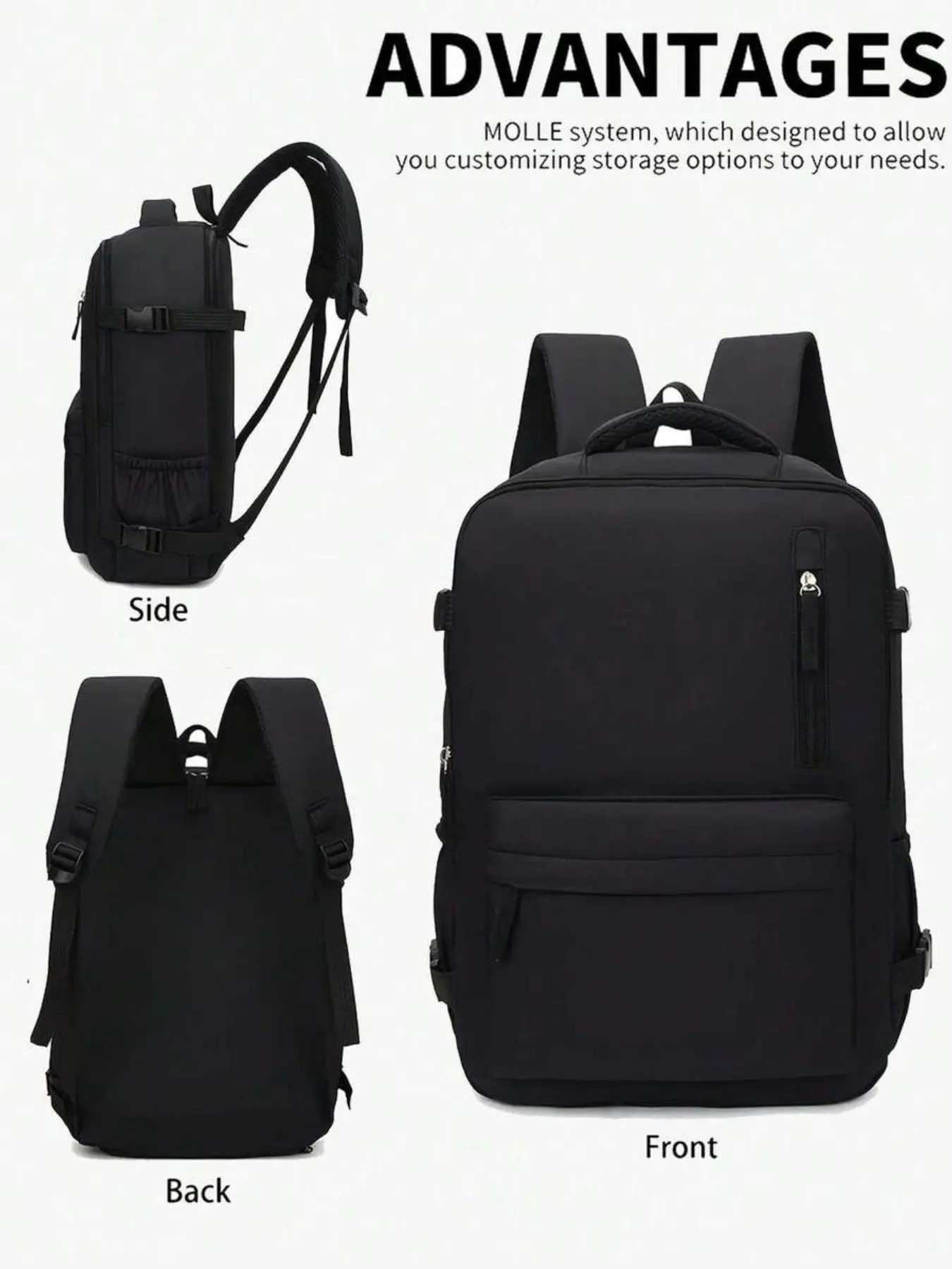 Travel Backpack, Backpack for traveling on airplane, Ryanair Cabin Bags 40x30x20 Large Capacity Hiking Backpack Airline Carry-On Flight Approved Women's Backpack Men's Business Commuter Bag Laptop Bag Outdoor Lightweight Underseat