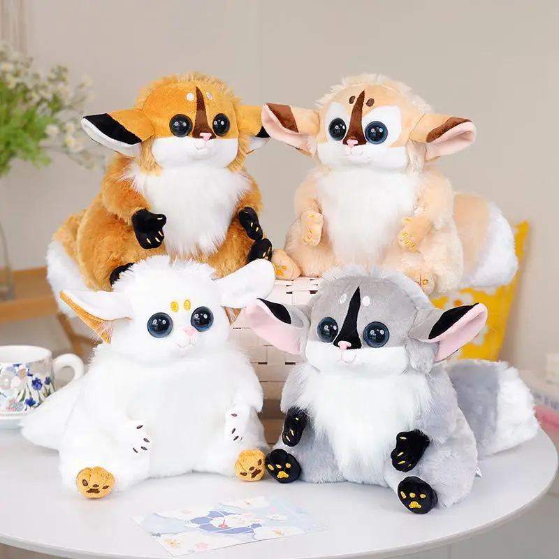 Kawaii Cute Cartoon Soft Plush Sugar Glider Stuffed Toy - Flying Animal Doll, Kids Room Decor, Xmas Birthday Gift