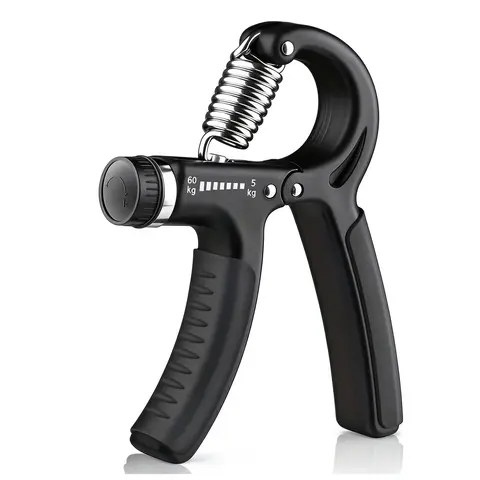 Adjustable Hand Grip Strengthener, 5-60kg Resistance, Fitness Equipment for Home Gym Workout