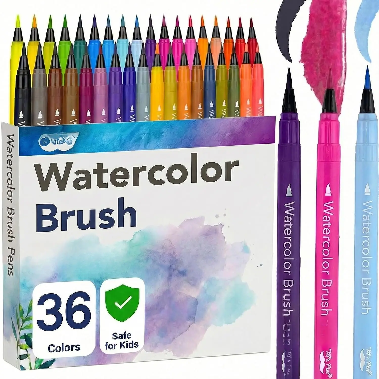 - Watercolor Brush s, 36 Pack, Blendable Art Markers | , Smooth Color s for Calligraphy, Coloring, Pros & Beginners