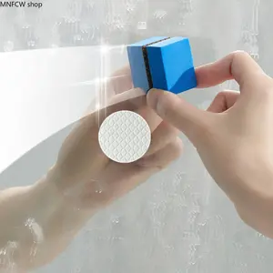 Heavy-Duty Emery Sponge Eraser | Magic Scrubbing Sponge for Bathroom, Glass & Mirror Stain Removal | Effective Limescale & Grime Cleaner Tool