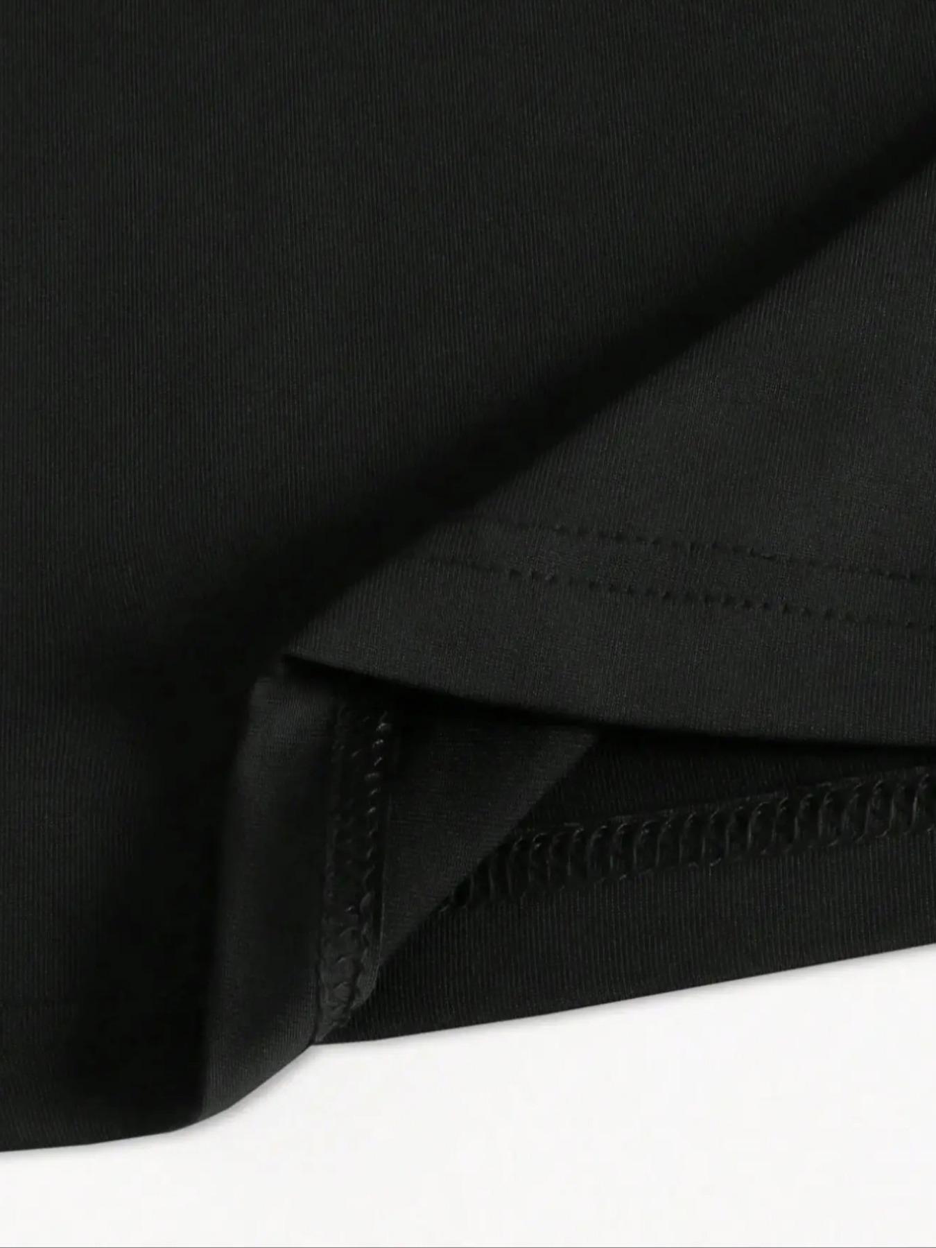 Men's American Flag Print Graphic Round Neck Long Sleeve Tee, Regular Fit Fitted Casual Crew Neck T-shirt for Fall & Winter, Men's Top for Daily Wear