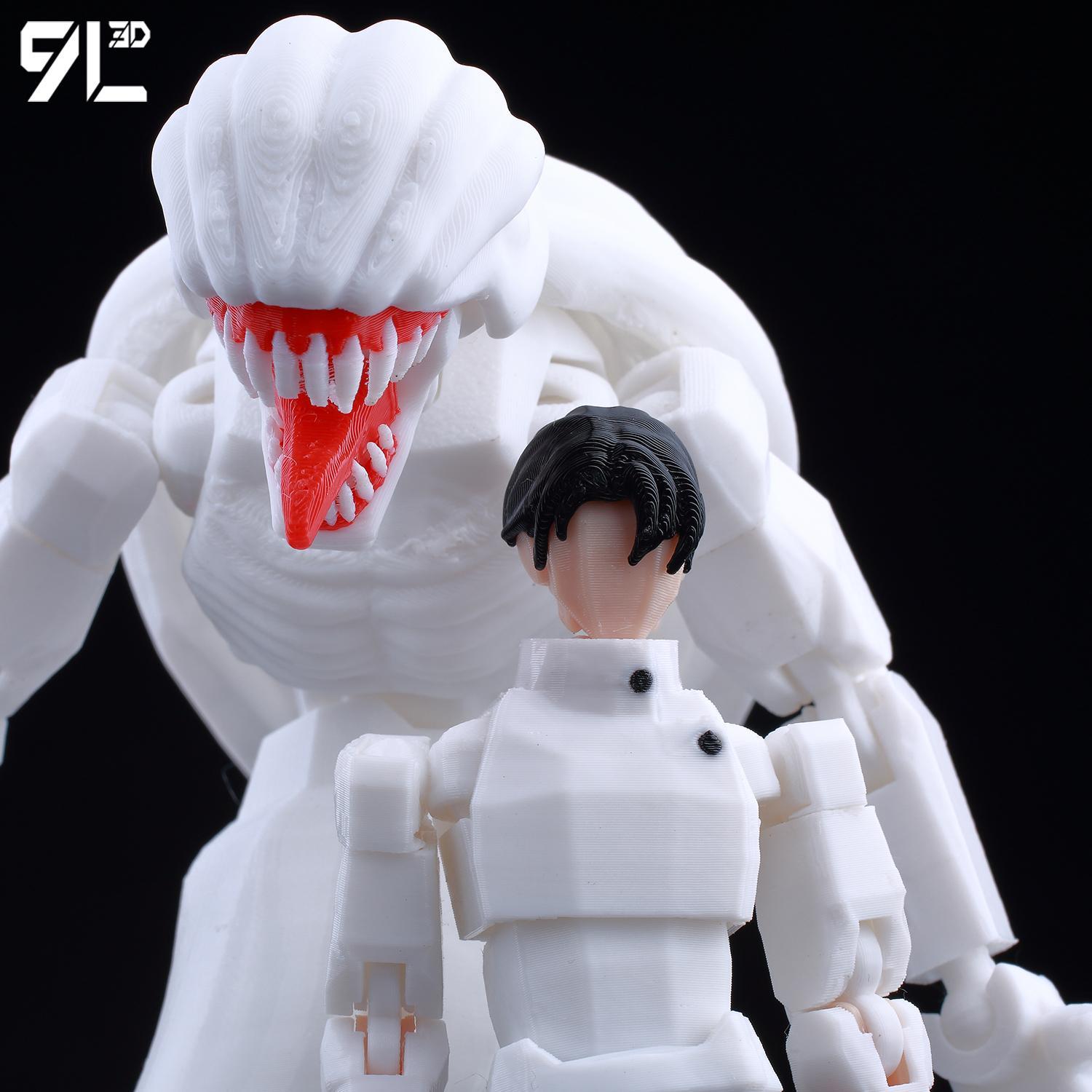 9L 3D Printed One Piece Roronoa Zoro Lucky Dummy 13 Movable Shapeshift Action Figures Mannequin Toys for Anime Lovers