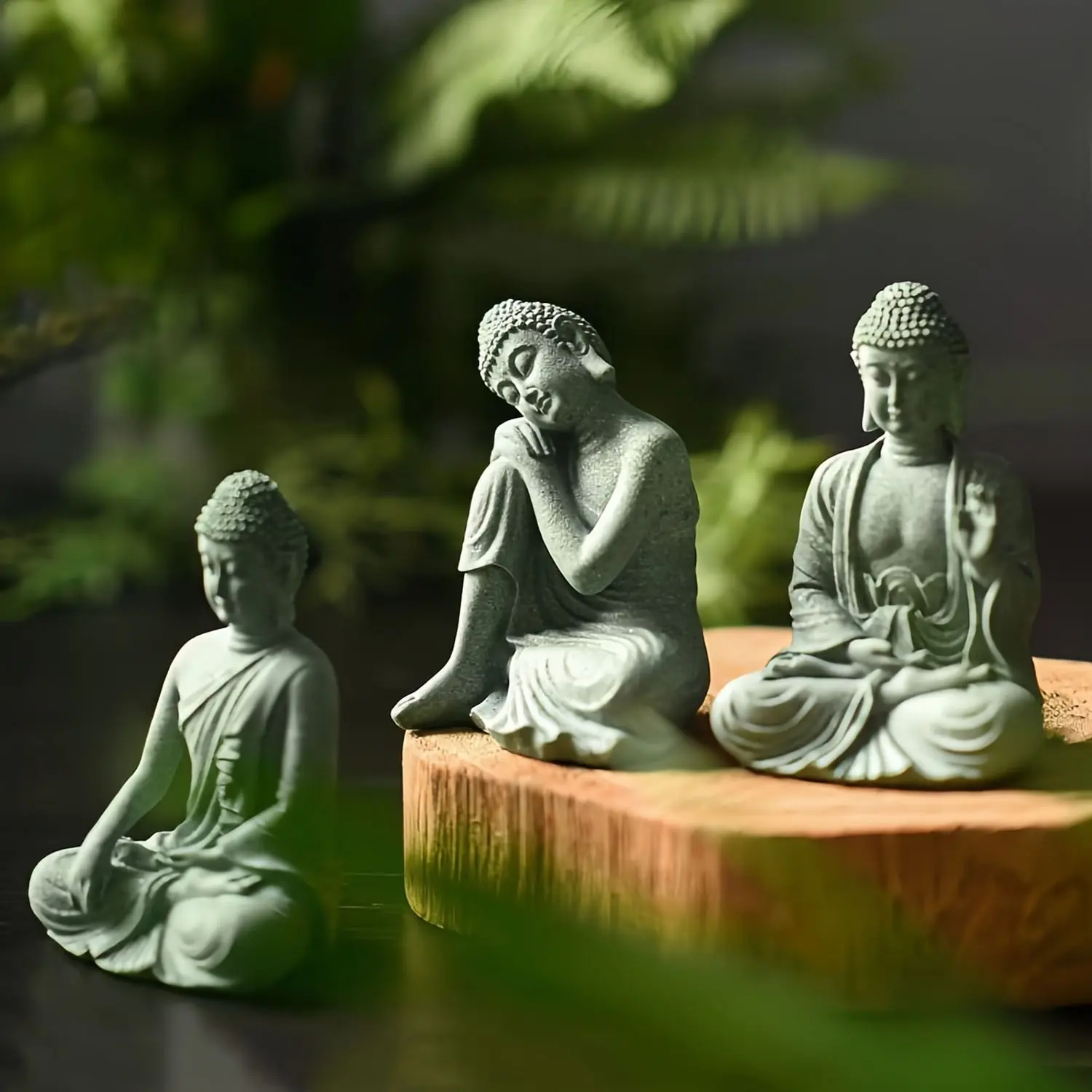 Sandstone Buddha Statue, Meditation Art, Life Truth, Indoor Outdoor Decor, Fish Tank Landscape, Retro Craft, Religious Ornaments, Lucky Gift