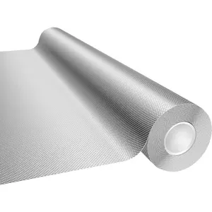 Mylar Film Roll 4FT x 15FT,6 Mil Silver Diamond Film Foil Roll,Heavy-Duty Reflective Film for Grow Room,greenhouses,Grow Tent Systems