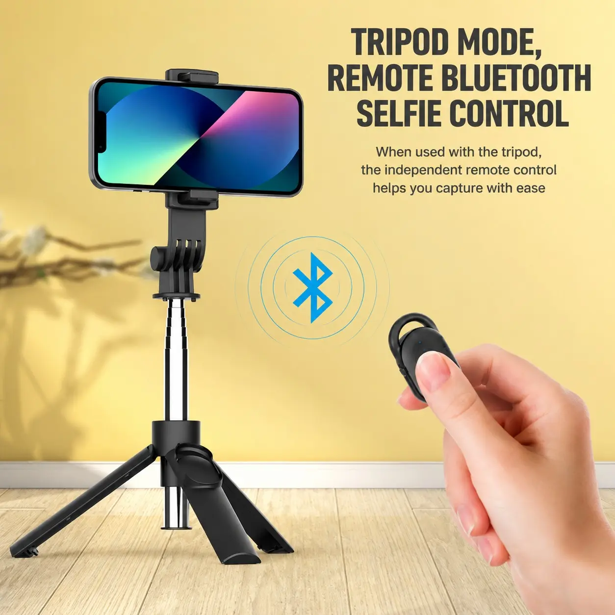 Mini Selfie Stick, Compact and Portable, Ideal for Photography Enthusiasts, Lightweight Design, Perfect for Travel and Daily Use
