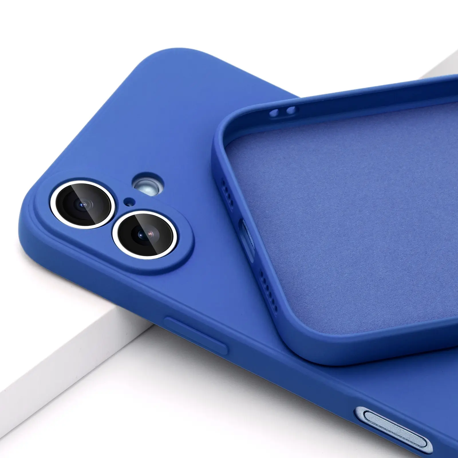 Liquid Silicone Phone Case for iPhone 17 Pro Max, Soft Touch, Full Lens Protection, Anti-Drop Design, Velvet Lining, Protective Cover