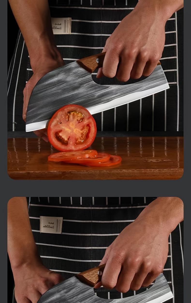 [Buy 1  Get 1 Free] For Only Today 2pcs kitchen knives, super sharp kitchen knives, meat cutters, kitchen knives and slicing knives Combination knife Block household knife chef  knifes meat cleaver knife kitchen  knives Kitchenware Meatcleaverset Cooking