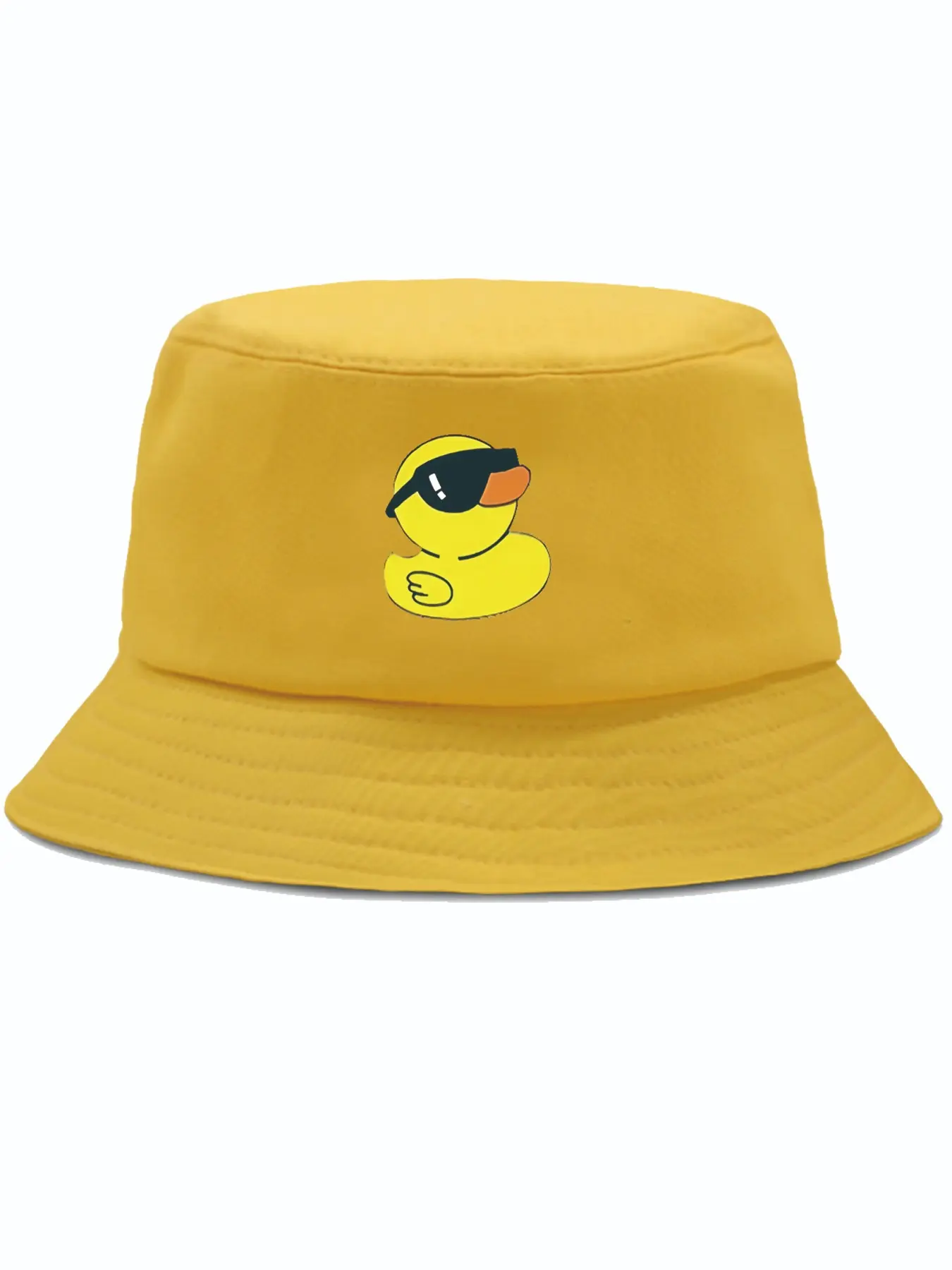 Lightweight Foldable Fisherman Hat for Men and Women, Cute Duck Pattern, Outdoor Sun Protection Cap for Hiking and Fishing