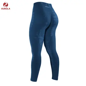 AUROLA Serpent Snake Seamless Scrunch Workout Leggings for Women,Girls Squat Proof Ribbed Thick Active Gym Pants