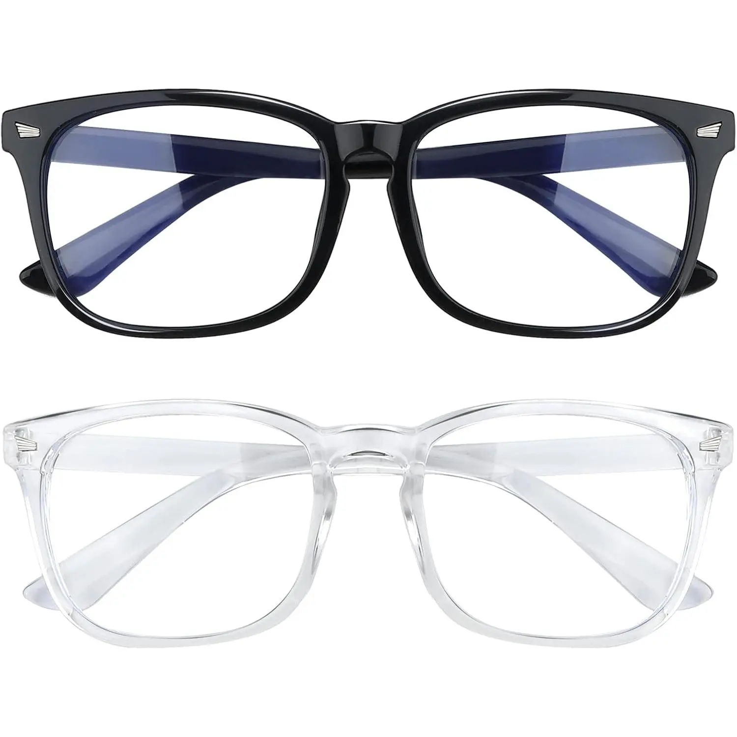 Unisex 2-Pack Blue Light Computer Glasses, Baby & Maternity Daily Eyewear for Eye Protection During Computer Work, Blue Light Glasses