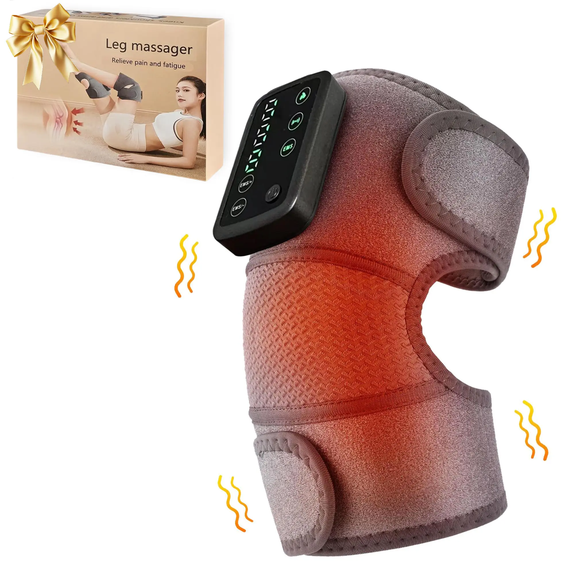 Electric Shoulder Massager, Heating Vibration Knee Massager, Shoulder Massager for Knee & Neck, Back Massager, Hot Compress Massage Relax for Neck and Shoulder, Rotator Cuff Support for Men and Women Healthy Gift