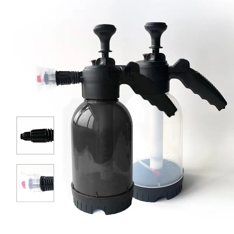 1 x 2L Professional Handheld Car Wash Sprayer - Multi-functional spray bottle for car detailing, home patio, garden, and outdoor cleaning - Portable, adjustable nozzle, and rugged design. Foam sprayer - Hand-operated.