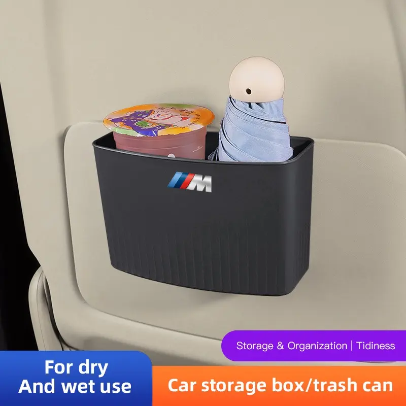 Car Door Storage Box Seat Back Hanging Trash Can Interior Products Organizer Bag for Car For BMW G30 G32 G01 G02 G05 G06 G07 G26 G23 G22 F40 F20 G08 G16 G15 G14 G12 G11 F02 F01 F13 F12 F06 F10 F07 F36 G20 F34 F30 G42 F44 F48 F39 G29 F25 F26 F15 F16 G80
