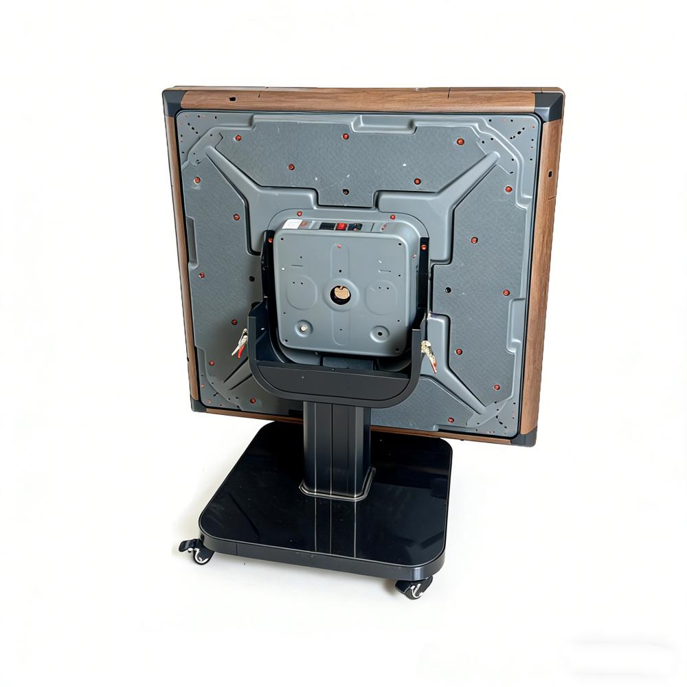 Foldable Ultra-Thin Automatic Mahjong Table with Wheels - Chinese,  American Style 42mm Numbered Tiles (with Hard Table Cover)