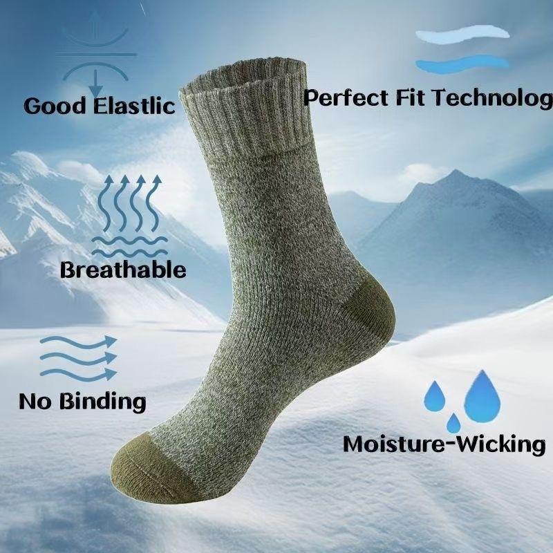 10 Pairs of Men's Socks Crew Classic Solid Mid-calf Work Socks 10 Pack 10 Set Plain Elastic Warm Casual Soft Dual Defense Socks for Fall Autumn Winter Comfy Man's Socks for Sports Athletic Daily Wear Running Traveling