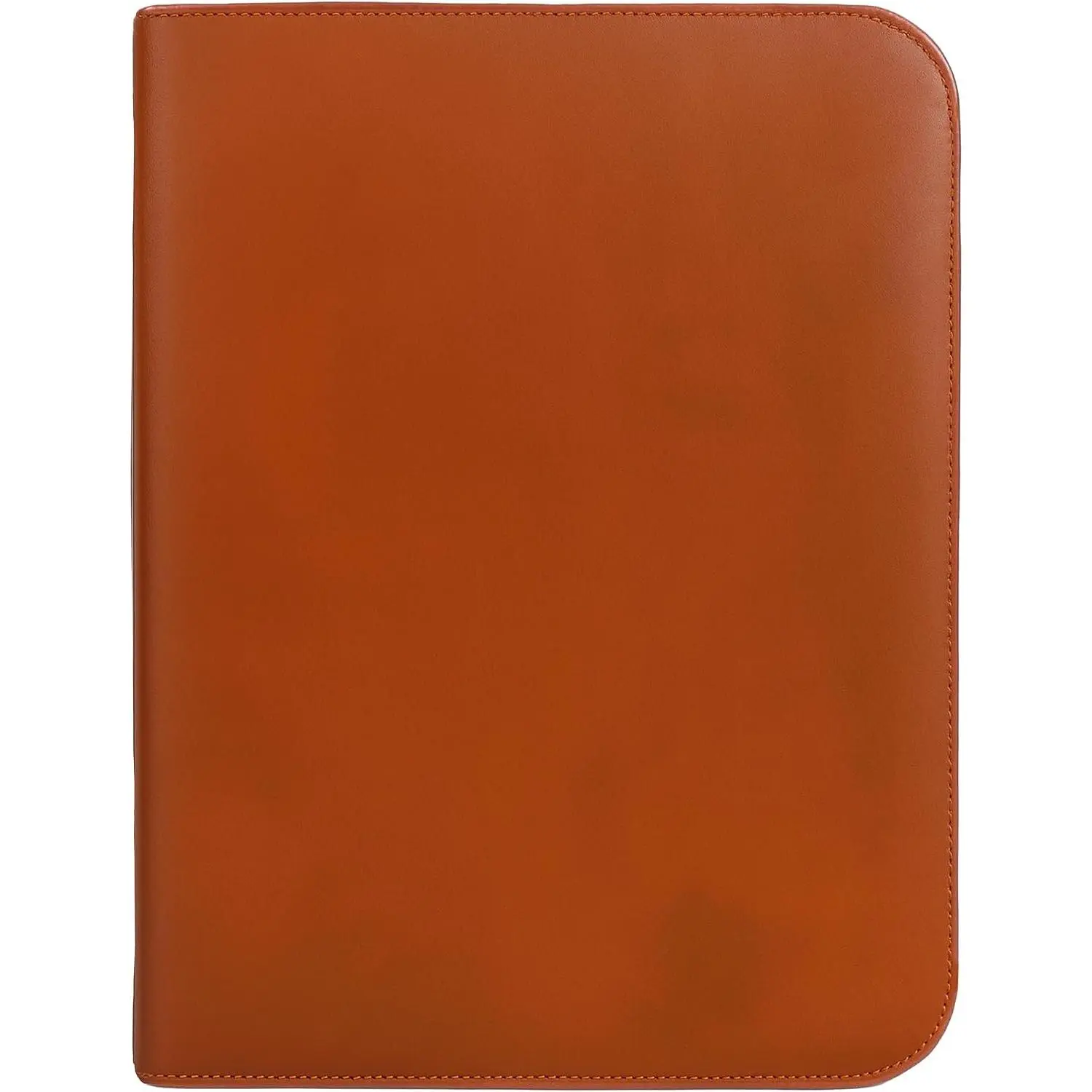 Leather Padfolio — Leather Binder Portfolio for Men, Padfolio for Men & Women —  Authentic Top-Grain Leather (Light Brown)