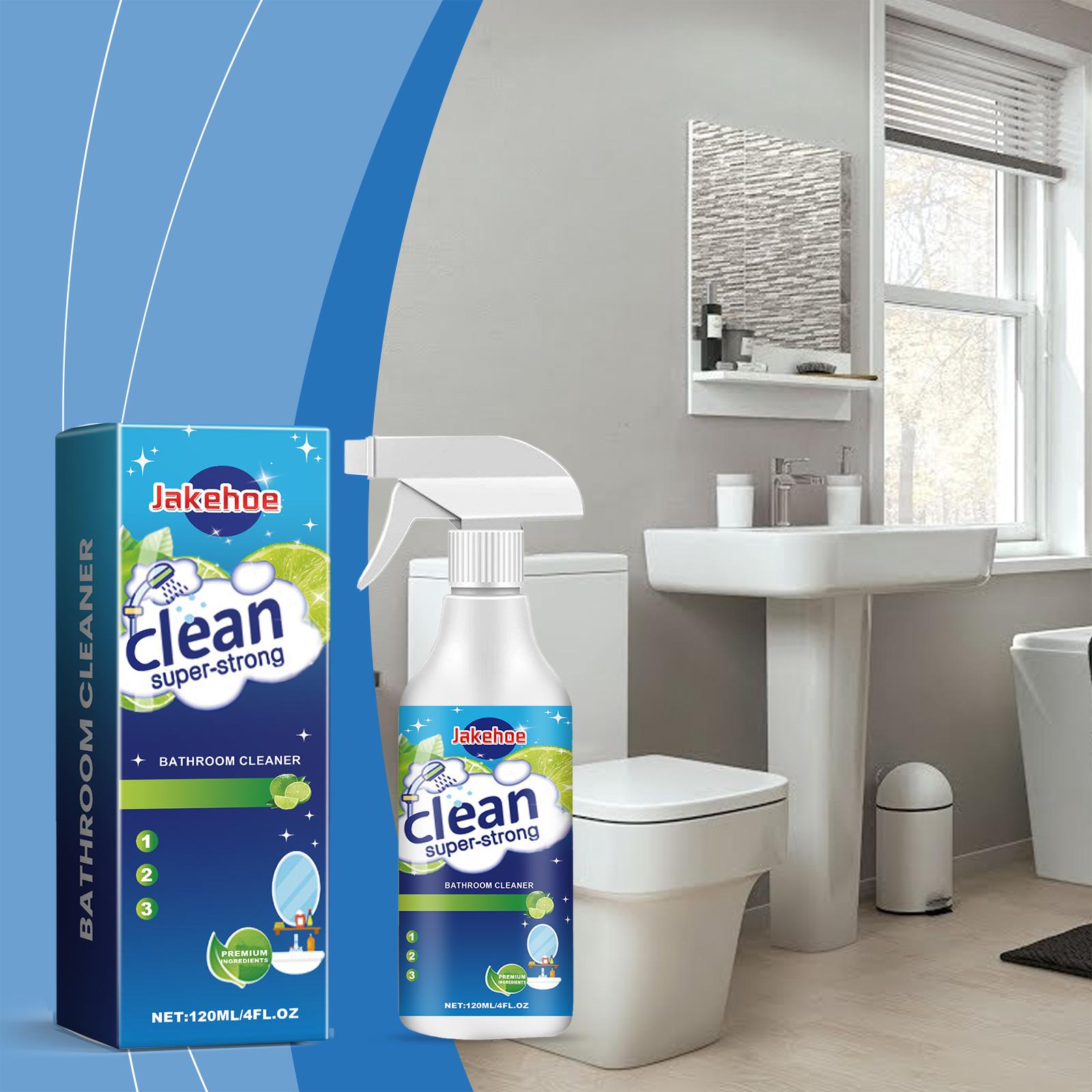 Jakehoe Bathroom Cleaner, Removes Water Stains Lime Cleaning Surfaces Bathroom Cleaner