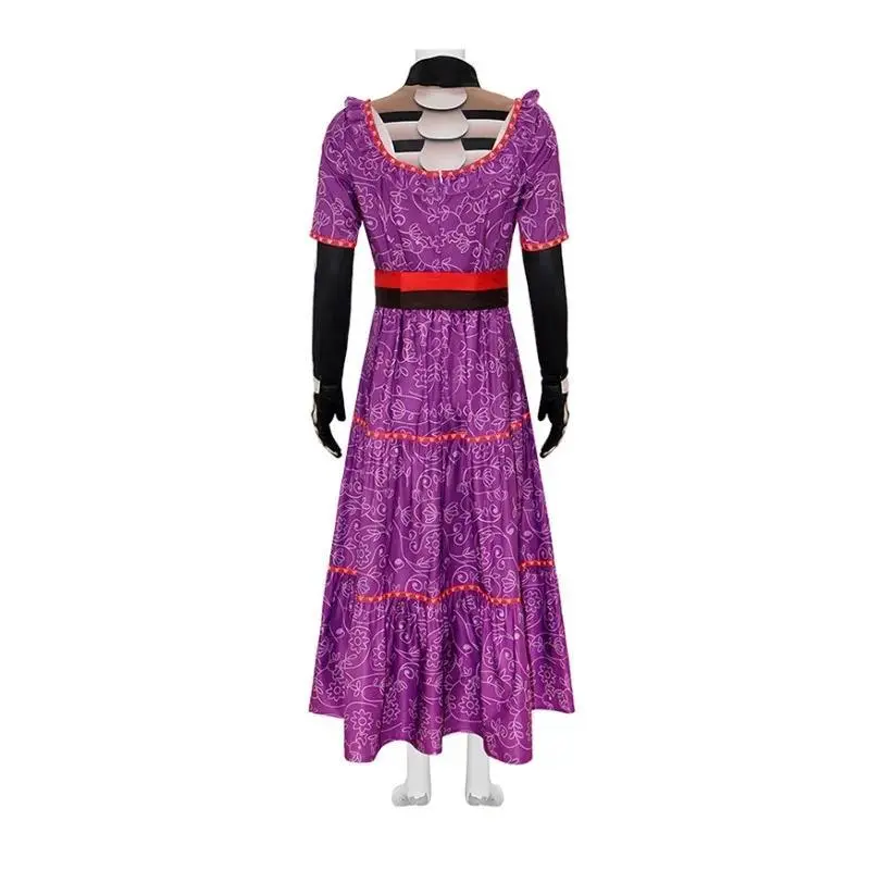 Anime Movie Coco Hector Rivera & Mama Imelda Polyester Cosplay Dresses, Unisex Carnival Halloween Day Party Accessories (Festive & Party Supplies)