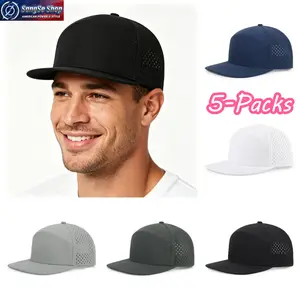 5-Pack Blank Mesh Baseball Caps for Men & Women, Breathable Trucker Hats, Adjustable Solid Color Sun Protection Caps, Lightweight Hip Hop Sports Hats for Travel, Running, Outdoor Activities, Summer Wear & Daily Casual Style