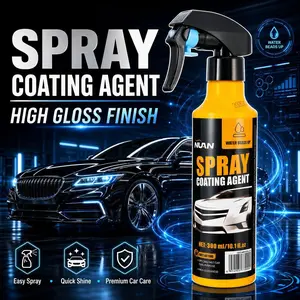 Spray coating agent；NUAN nano car coating sprayNUAN Car Ceramic Coating Spray – Paint Protection, Car Detailing, Easy Application, Long-Lasting Hydrophobic Formula, Gloss & Shine Booster PM518