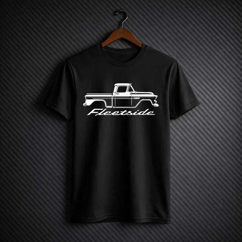 Chevy Apache Shirt 1958 Fleetside Antique Pickup Truck Owner Tee