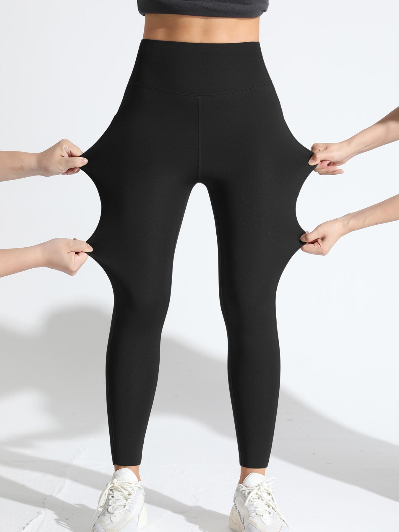 Women's High Waist Thermal Sports Leggings with Pockets, Fleece Lined, Perfect for Yoga Cycling Daily Wear, Comfortable Active Lifestyle, Scrunch Sports Leggings