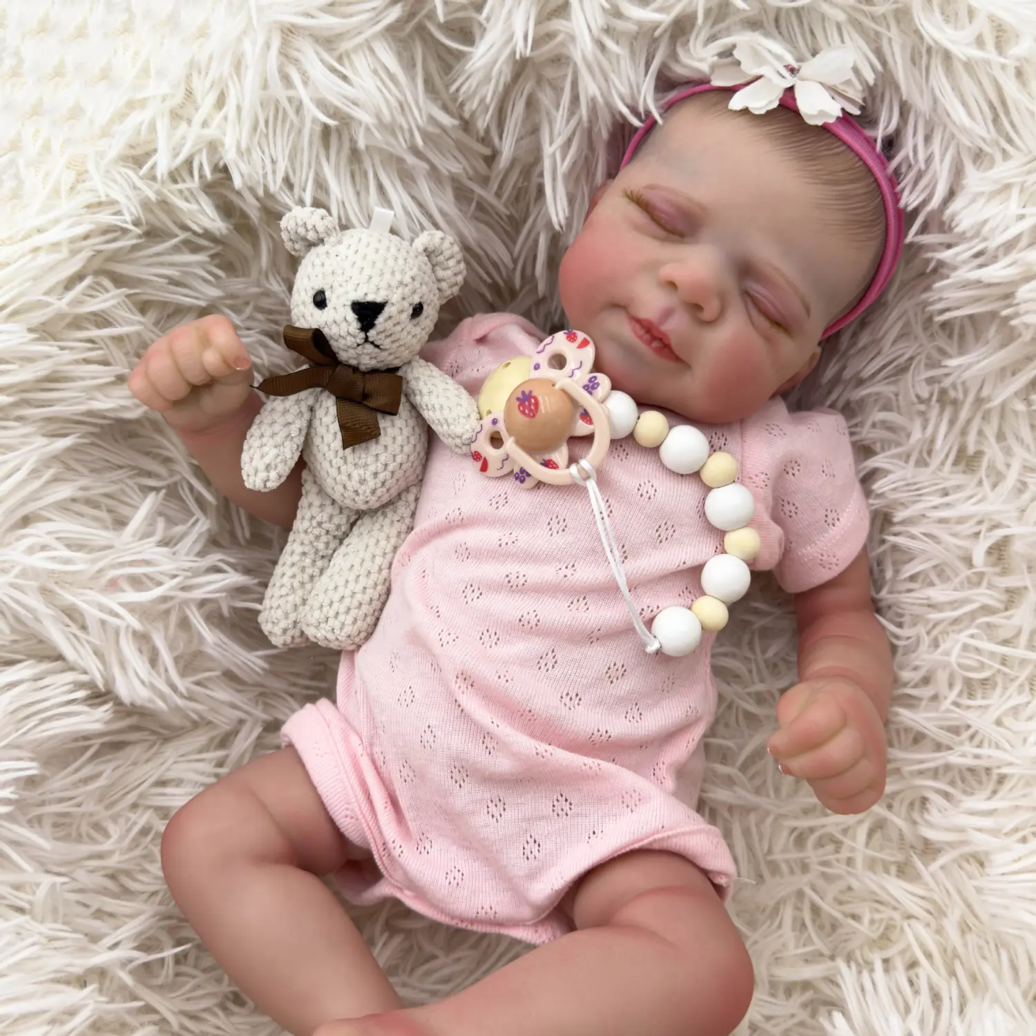 Reborn Baby Dolls Full Body 18 Inch Realistic Baby Doll Lifelike Newbon Babies Real Life Babys Reborn Babies Toddler Doll Girl Washable