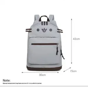cute  bag  lovers  Kawaii Cartoon School Backpack Large Capacity Oxford Casual Daypack for Teen Girls Students