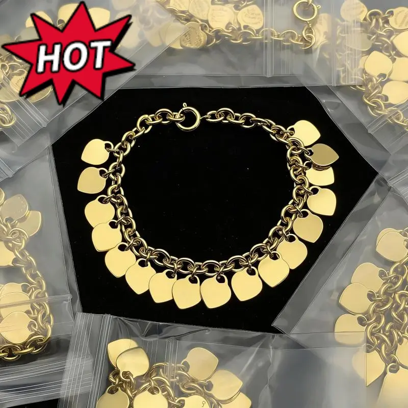 Heart-shaped Bracelet, Valentine's Day Gift Jewelry - Trendy & Luxurious Bracelet Jewelry